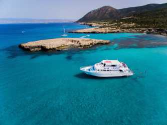 One day trip, Wycieczka Rejs na Blue Lagoon z Pafos rejs poranny z transferem z adresu