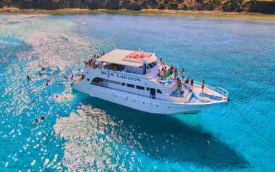 Optional trip, Wycieczka Rejs na Blue Lagoon z Pafos rejs na zachód słońca z transferem z adresu